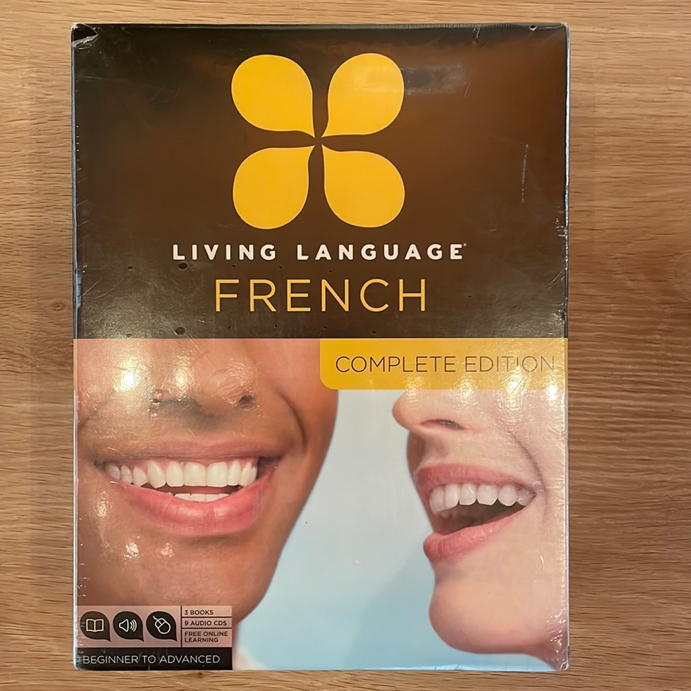 Unopened Living Language French complete edition